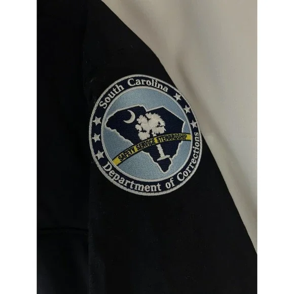 FLYING CROSS Mens Short-sleeve Shirt With Patch NAVY XL - Picture 6 of 12